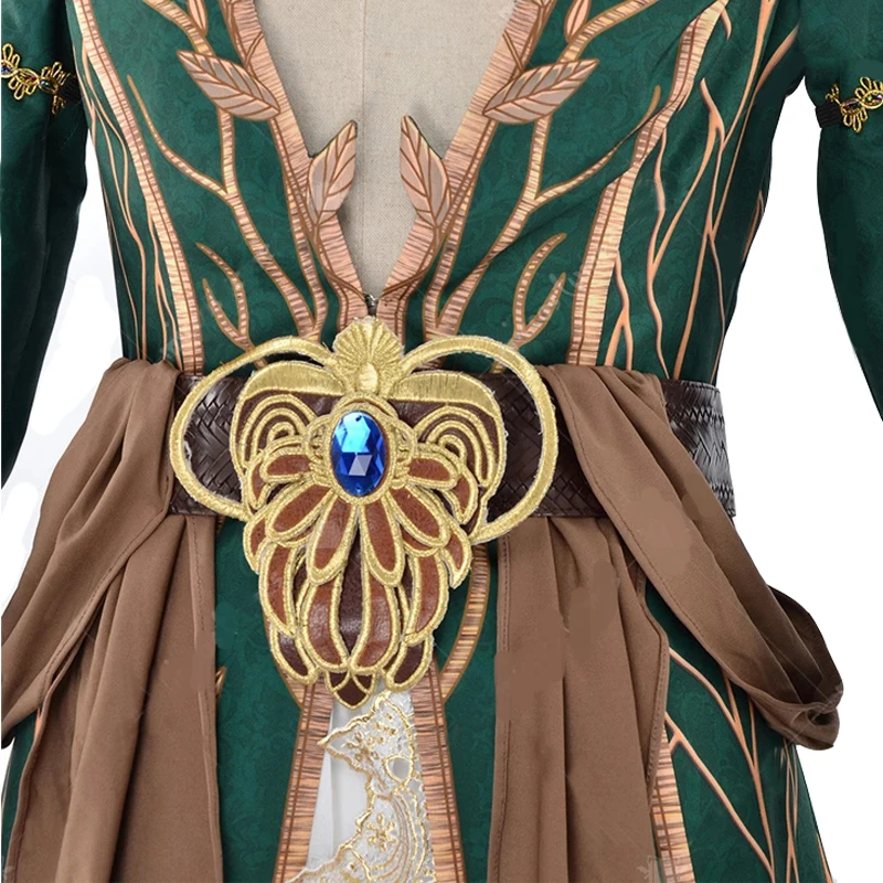 Triss Merigold Alternative Look DLC Outfit Cosplay Costume Dress Robe |
