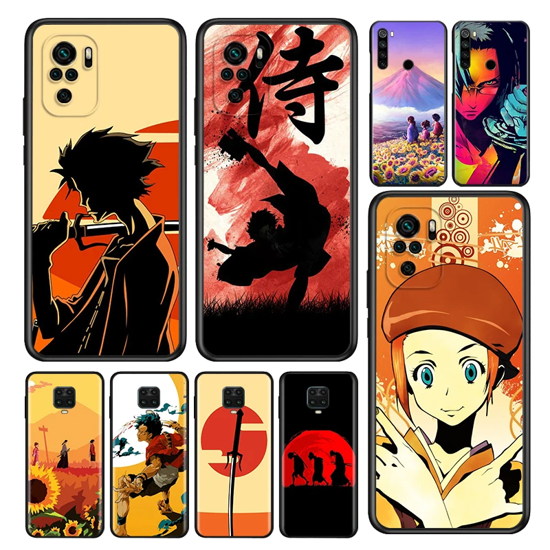 

Silicone Cover Samurai Champloo Anime For Xiaomi Redmi Note 10 10S 9 9S Pro Max 9T 8T 8 7 6 5 Pro 5A 4X 4 Phone Case