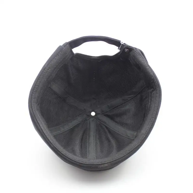 Мужская вязаная шапка без полей Регулируемая Кепка с черепами в стиле ретро