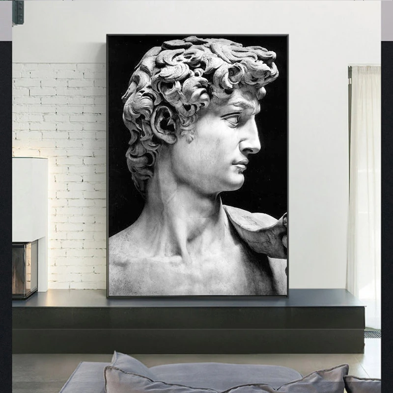 

David Graffiti Art Paintings On the Wall Art Posters And Prints Collage Art of David sculpture Pictures Home Decoration