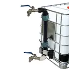 IBC Gooseneck 34 дюйма IBC адаптер с выходным клапаном 34 дюйма Gooseneck 2 Way латунный кран идеальный IBC штуцер бака