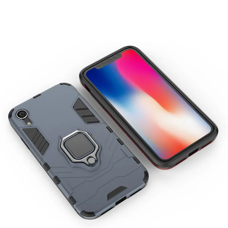 Супер бронированный дизайн Жесткий Чехол для iPhone XR XS MAX чехол телефона