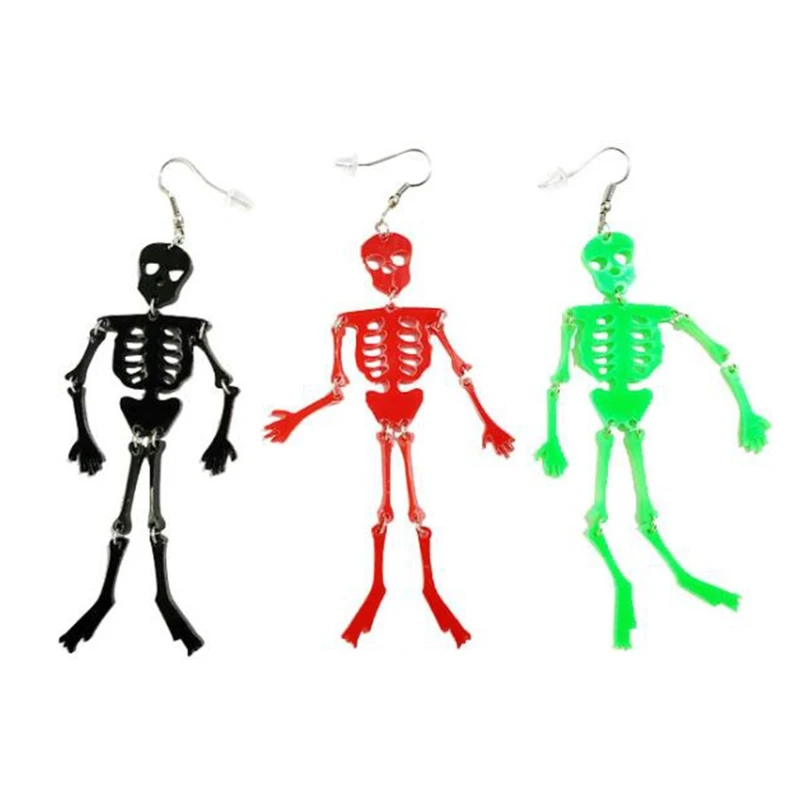 

Skeleton Shape Keychain Resin Mold Key Chain Earrings Pendants Silicone Mould K3ND