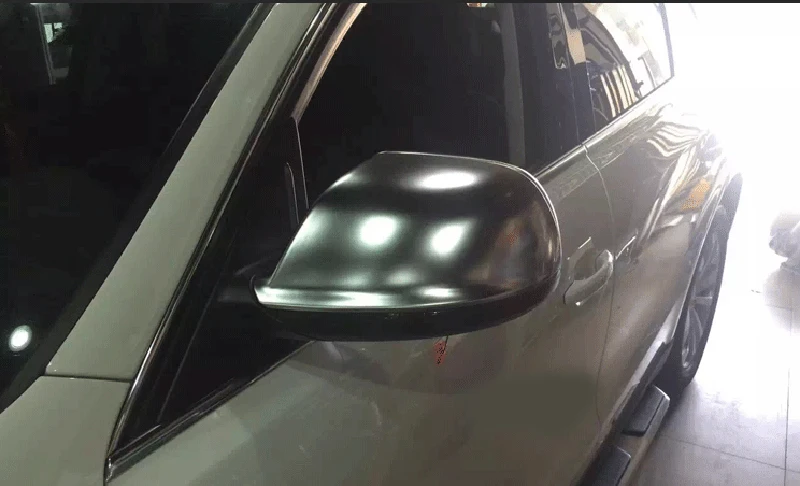 Зеркальные колпачки для Audi Q5 матовые Серебристые 8R Q7 4L SQ5 хромированные боковые