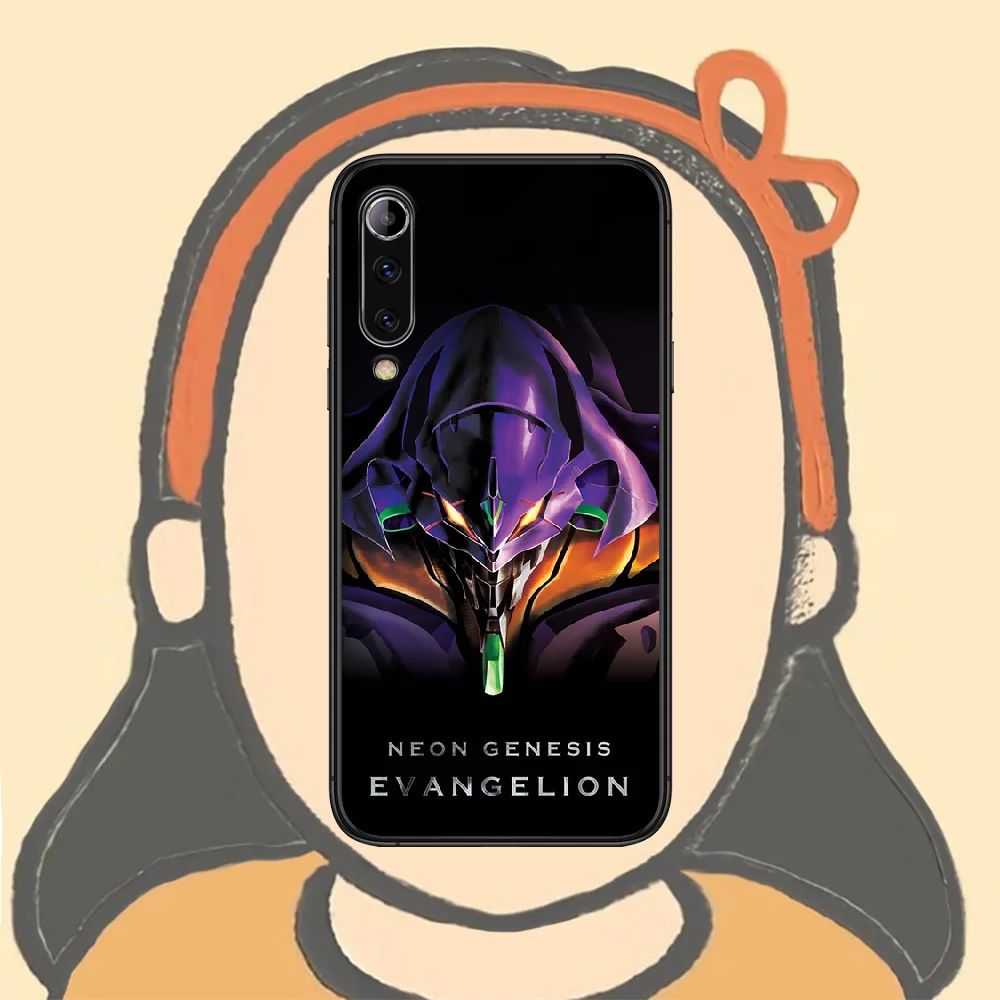 

Genesis Evangelion NGE EVA Phone Case For Xiaomi Mi Note 10 A3 9 MAX 3 A2 8 9 Lite Pro Ultra black Bumper Tpu Etui Trend Shell