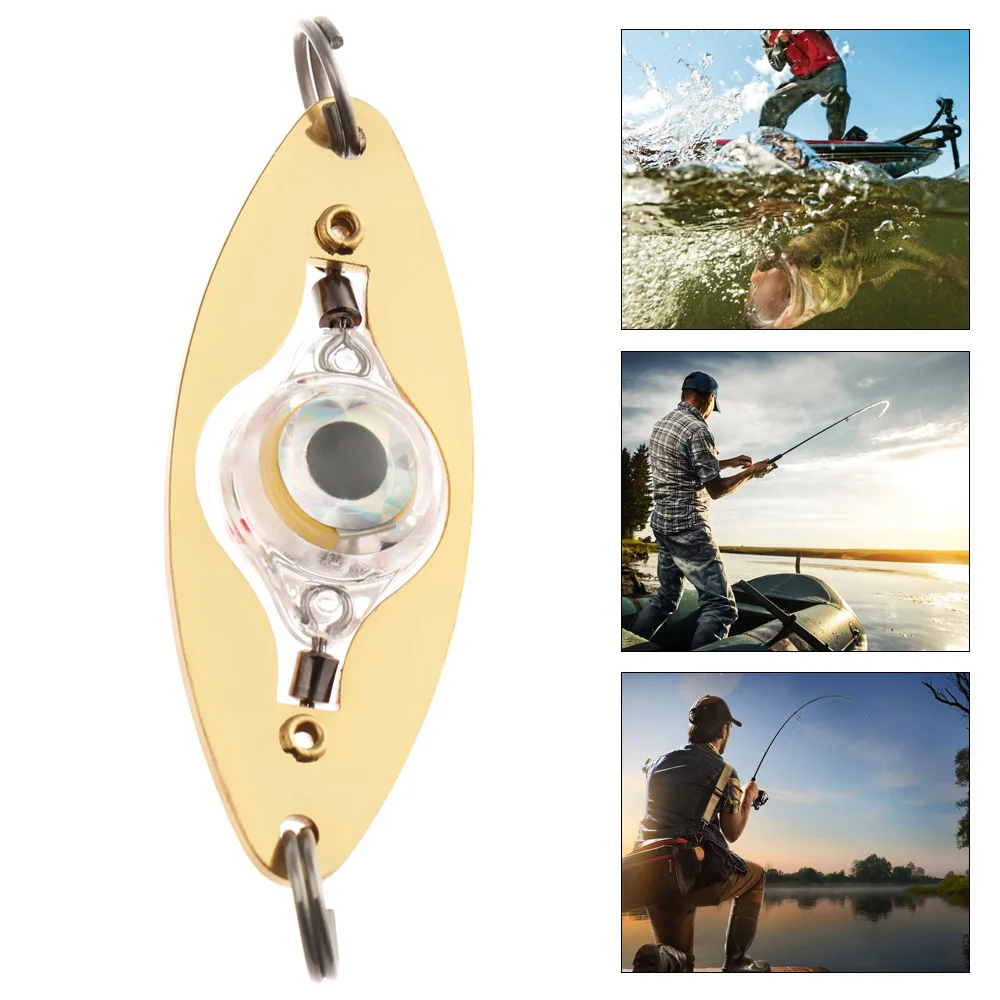 

Portable Attracting Fish Fluorescent Eye Shape LED Lure Light Flash Lamp Fishing Squid Bass Spoon