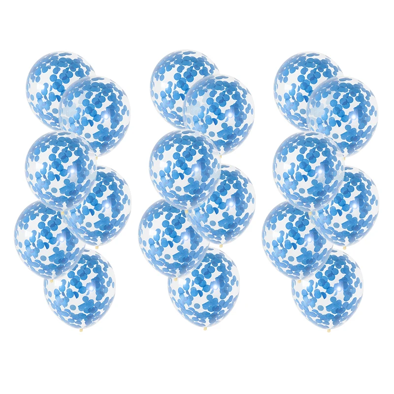 

18pcs White Rose Gold Confetti Balloons Birthday Party Wedding Valentine's Day Decoration Helium Air Globos Party Latex Ballon