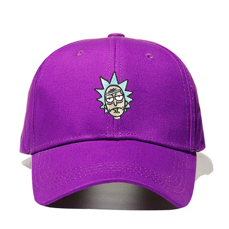 Рик и Морти хаки папа шляпа Crazy Rick бейсболки женские Американский Аниме хлопок вышивка Snapback аниме любителей кепки для мужчин