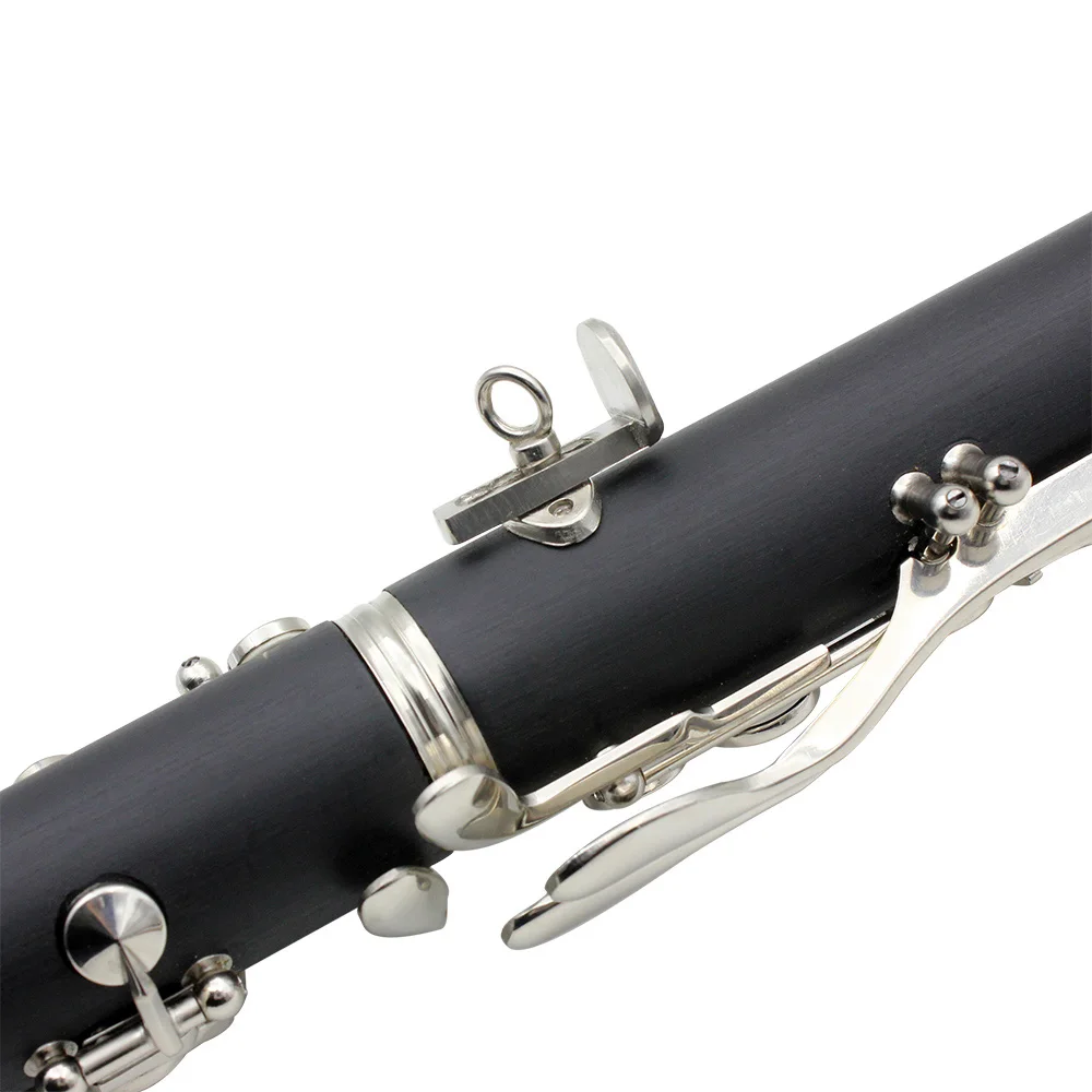 LADE ABS 17 Key Clarinet BB Flat Soprano Binocular With Cleaning Cloth Gloves Screwdriver Reed Case Woodwind Instrum | Спорт и