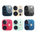 Металлическая задняя защитная пленка для объектива камеры для IPhone 12 Mini Pro Max, кольцевая пленка из алюминиевого сплава для Iphone 12, чехол для объектива камеры