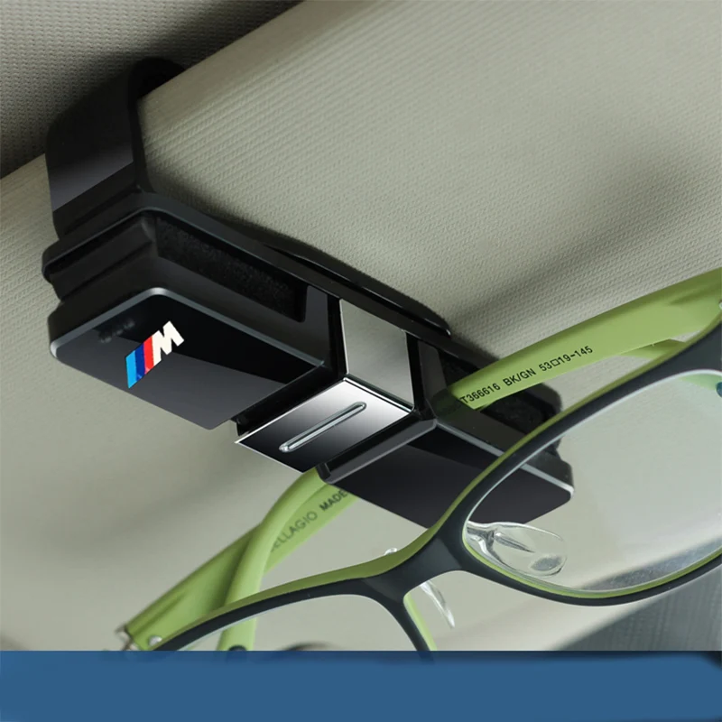 1 шт. солнцезащитные очки для автомобиля Зажим карт держатель билета на bmw M