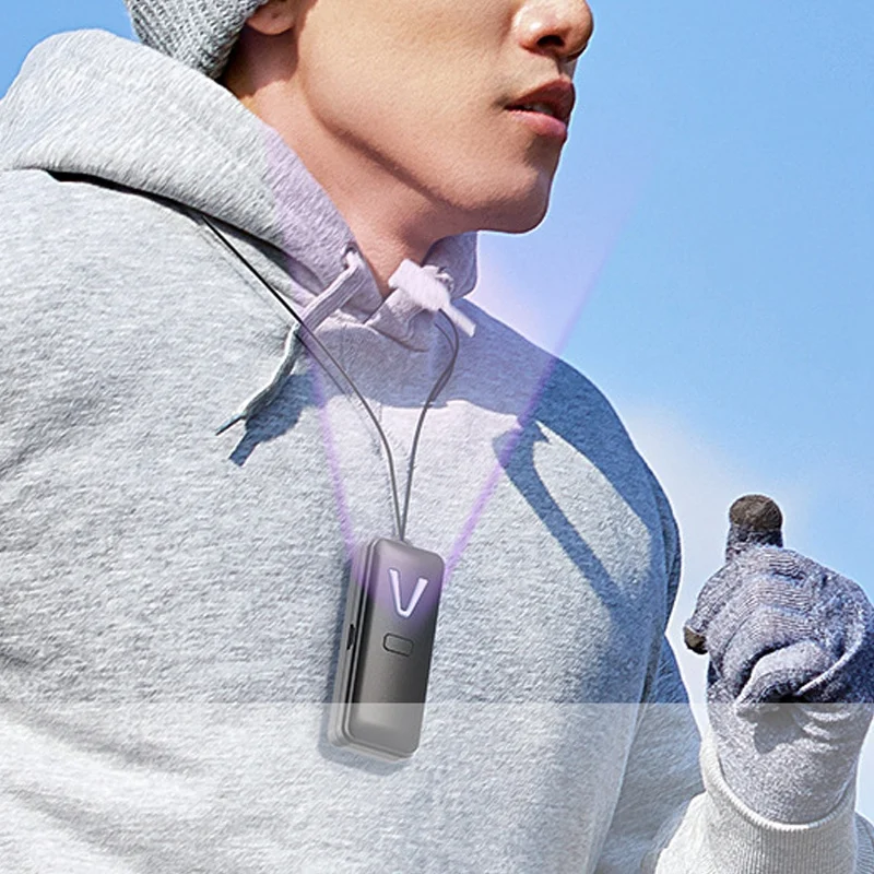 

Portable Home Hanging Neck Air Purifier Wearable Silent Rechargeable Negative Ion Purifier