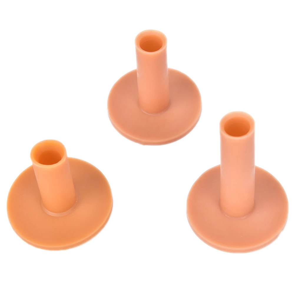 

1set(43mm+54mm+70mm) Rubber Driving Range Golf Tees Holder Tee Home Training Practice Mat