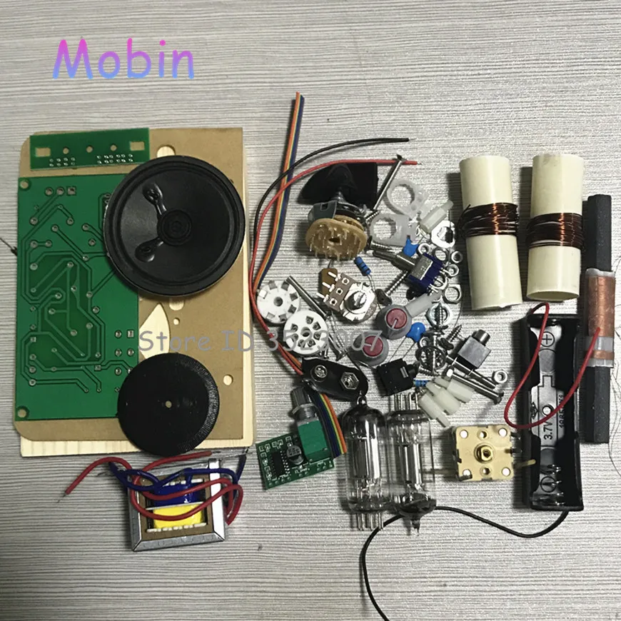 1 шт./лот DC трехполосный ламповый радиоприемник Набор продукт DIY kit Электронная трубка три волны средний/короткий волновой комплект