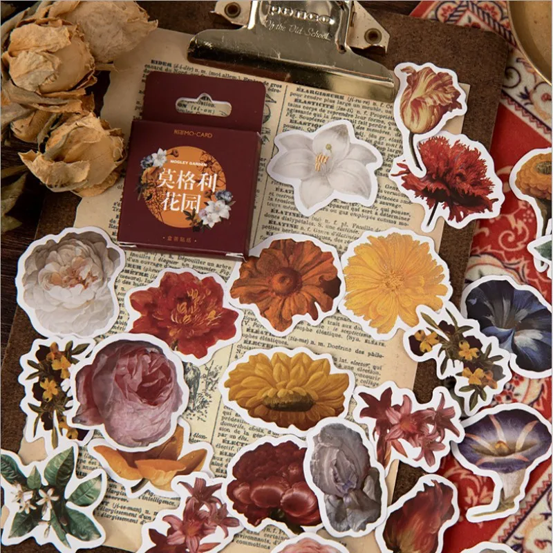 Наклейки в коробке 46 цветов|Канцелярские наклейки| |