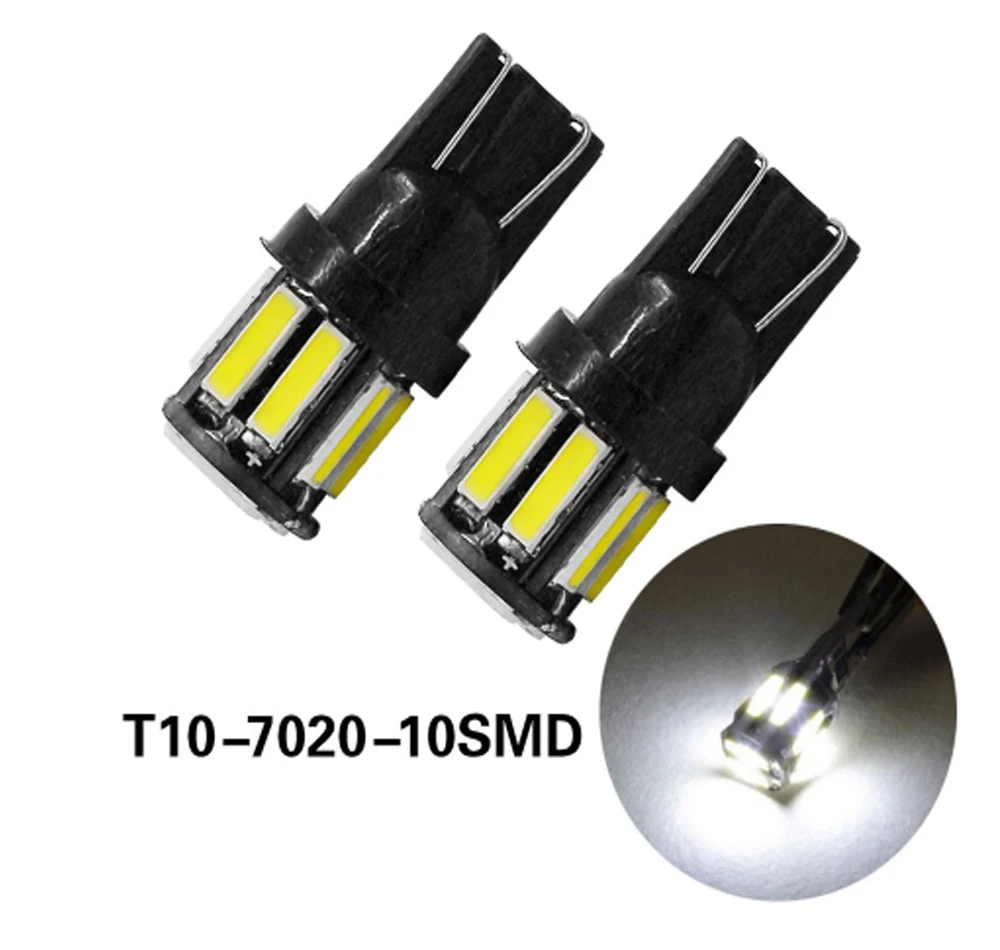 

2/4pc T10 W5W WY5W 2825 Super Bright LED Canbus No Error Car Interior Reading Dome Lights Auto Parking Lamp Wedge Tail Side Bulb