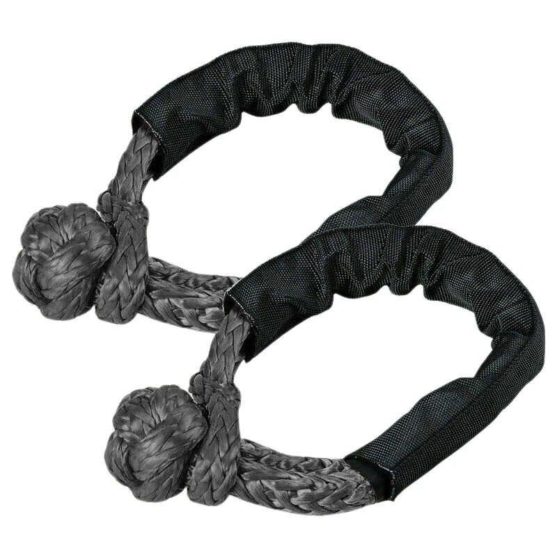 

2X Soft Shackle Rope Synthetic Tow Recovery Strap 38,000LBs WLL Auto Parts Tow Rope Synthetic Fiber