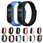 Нейлоновый Ремешок Для Xiaomi Mi Band 5 6, браслет, спортивный дышащий браслет для Xiomi Xiami MiBand6 Band5, сменный ремешок