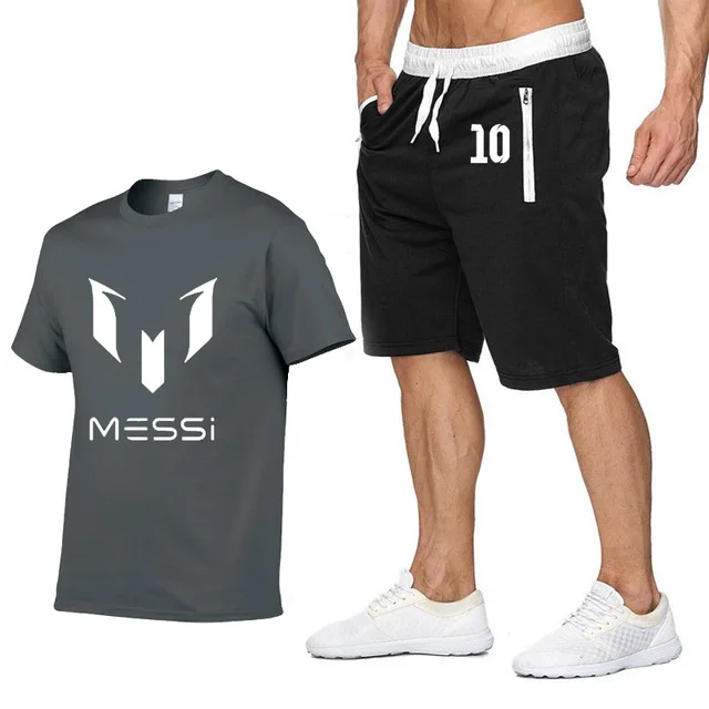 Messi 10 летняя модная футболка с принтом мужская повседневная хлопковая в стиле