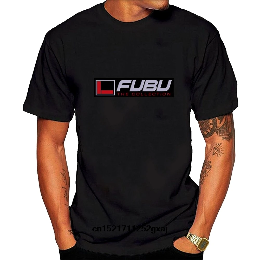 Мужская футболка с логотипом Fubu модные топы графическим принтом черный цвет