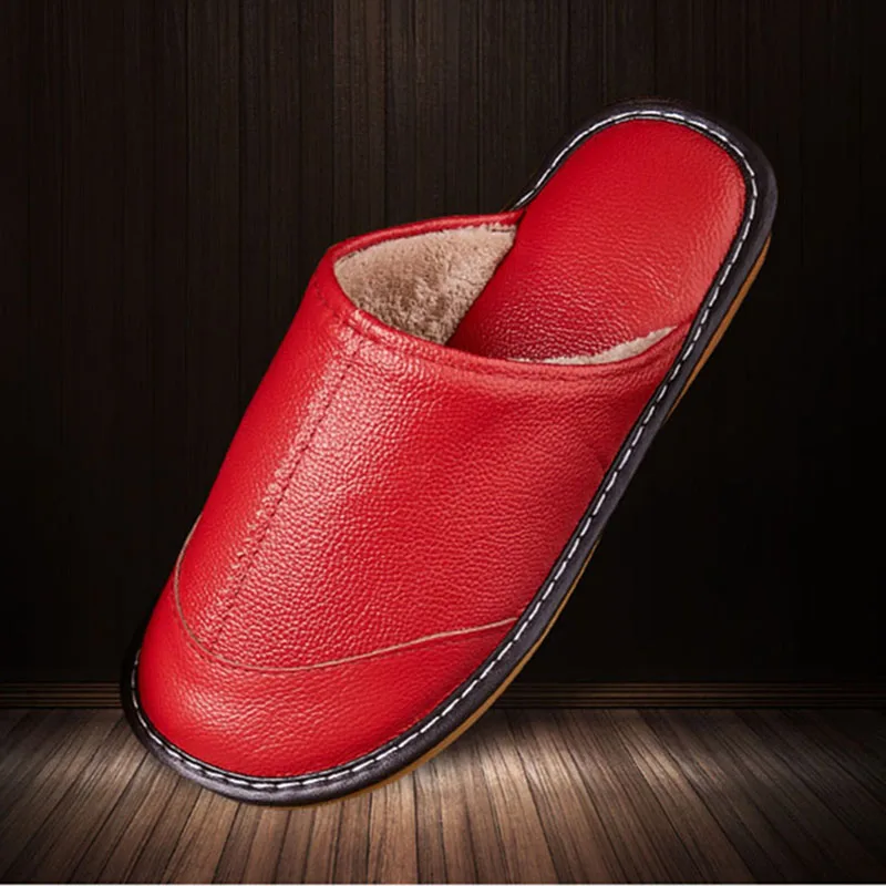 Сезон осень зима Домашние Нескользящие тапочки для дома Деревянные влюбленных