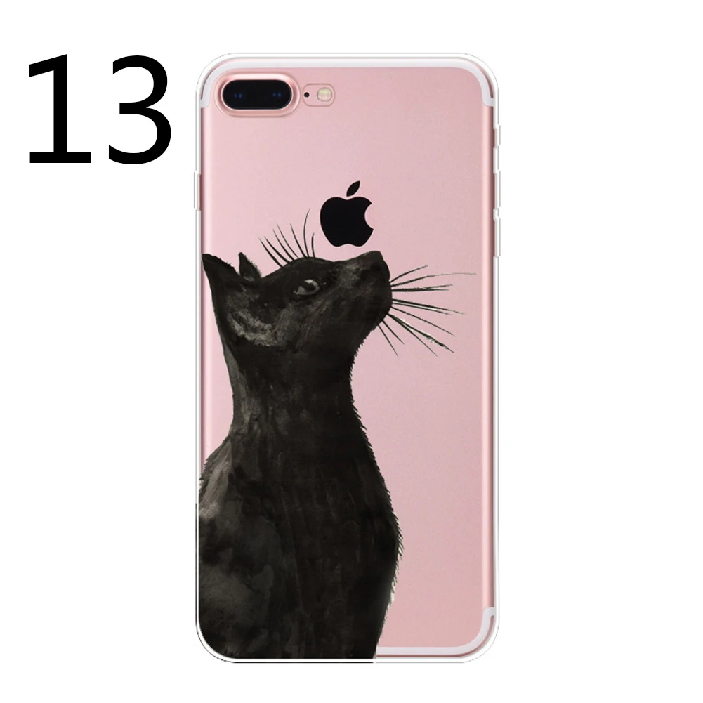 Модный мультяшный чехол для пары iPhone 6plus 7plus 8plus силиконовый матовый iphone 7 8 6s