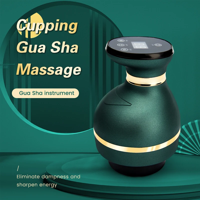 25Pcs Rechargeable Vacuum Cupping Suction Cups Heating Electric Massager Automatic Ems Gua Sha Back Massager Relax Body Care Set