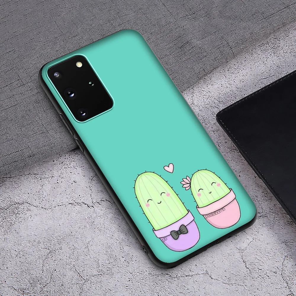 Мягкий чехол Lavaza с кактусами и растениями для Samsung Note A3 A5 A6 A7 A8 A9 A10s A20s A30s A40s A50s 10 A70 8