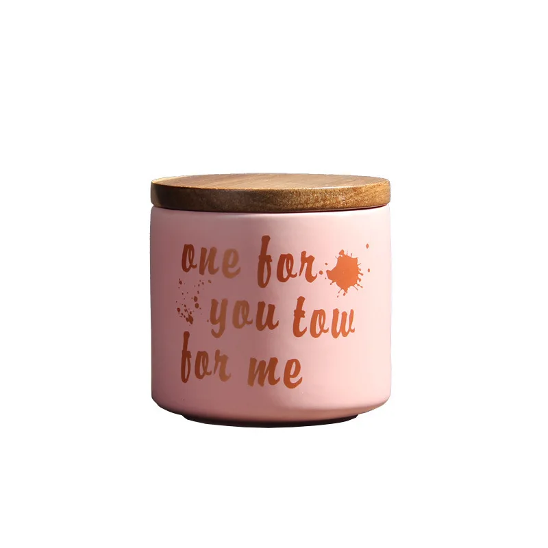 

wood cover sealed container storage and preservation tank dried fruit miscellaneous grain tea food storage tank decoration