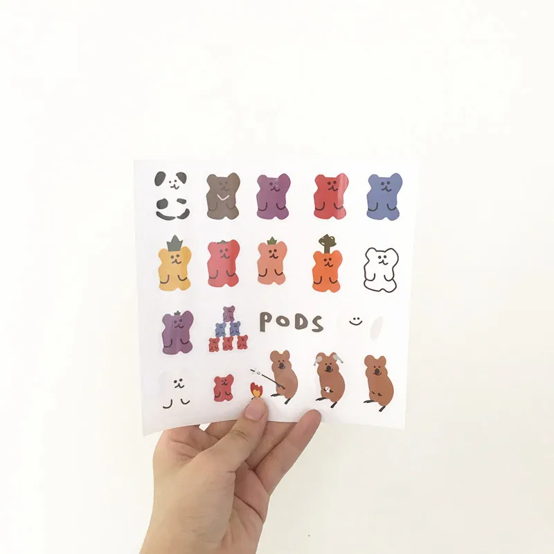 Из мультфильма Холодное сердце 1 шт. мягкий медведь ПВХ Декор наклейки