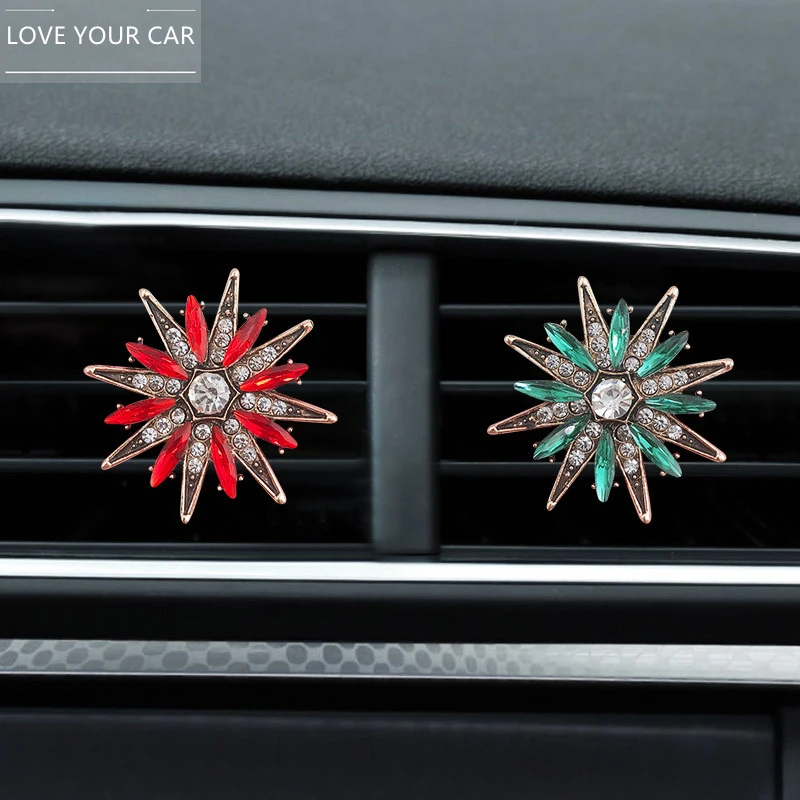 

Sunflower Car Perfume Aromatherapy Air Conditioning Air Outlet Cute Car Decoration Car Decoration Crystal Decoration