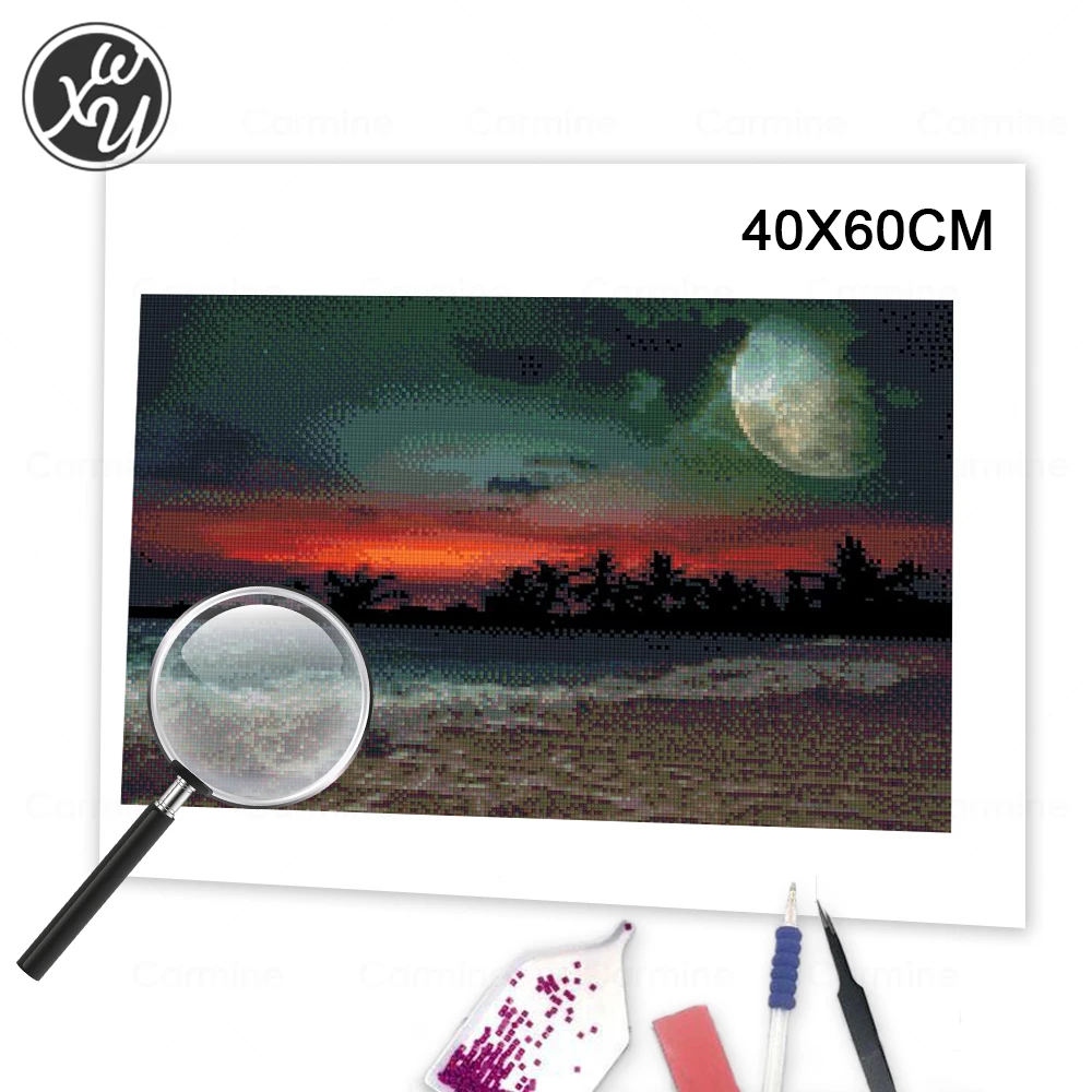 Набор для алмазной вышивки Луна | Дом и сад