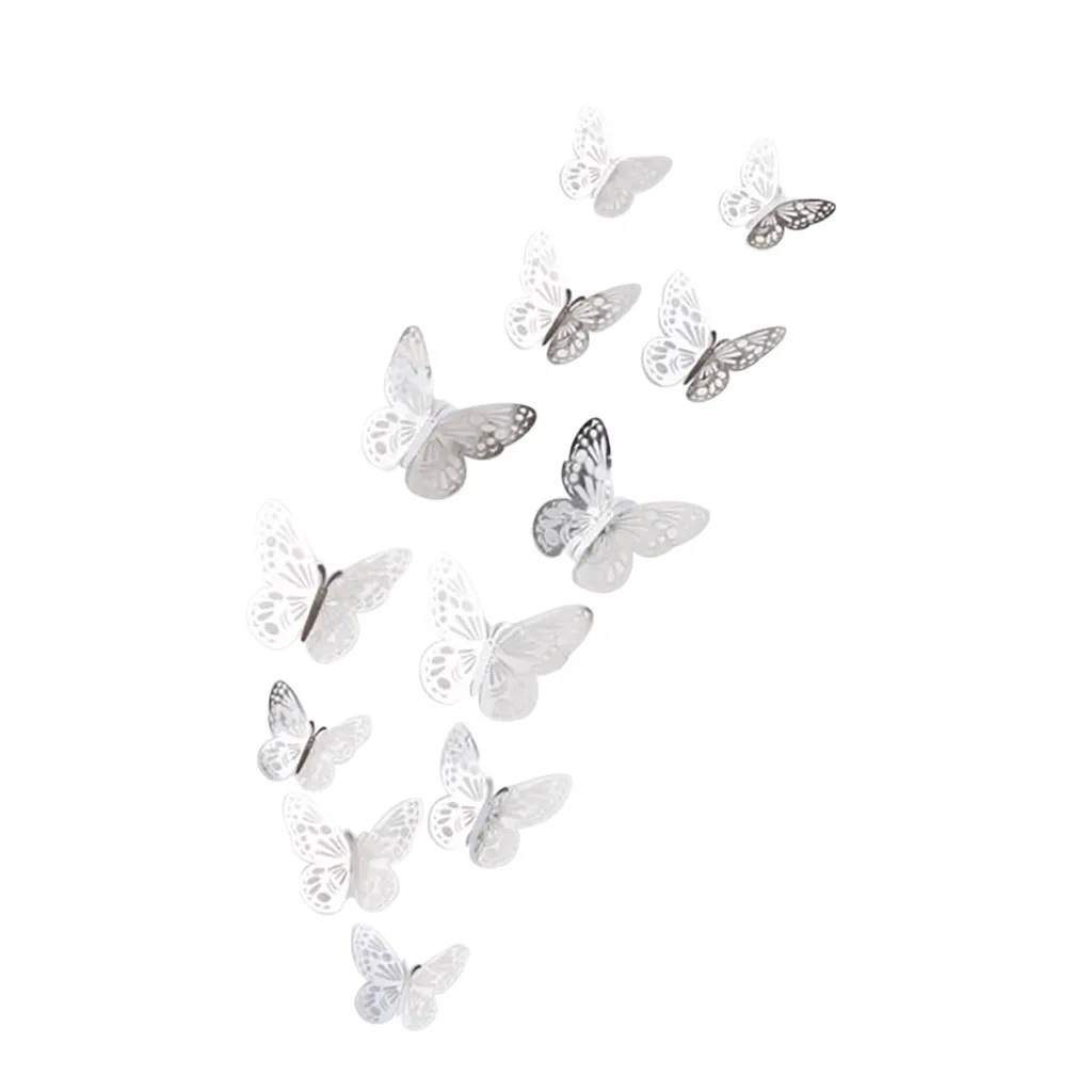 3D бабочка Настенный Декор полые бабочки для детской комнаты домашний стены DIY