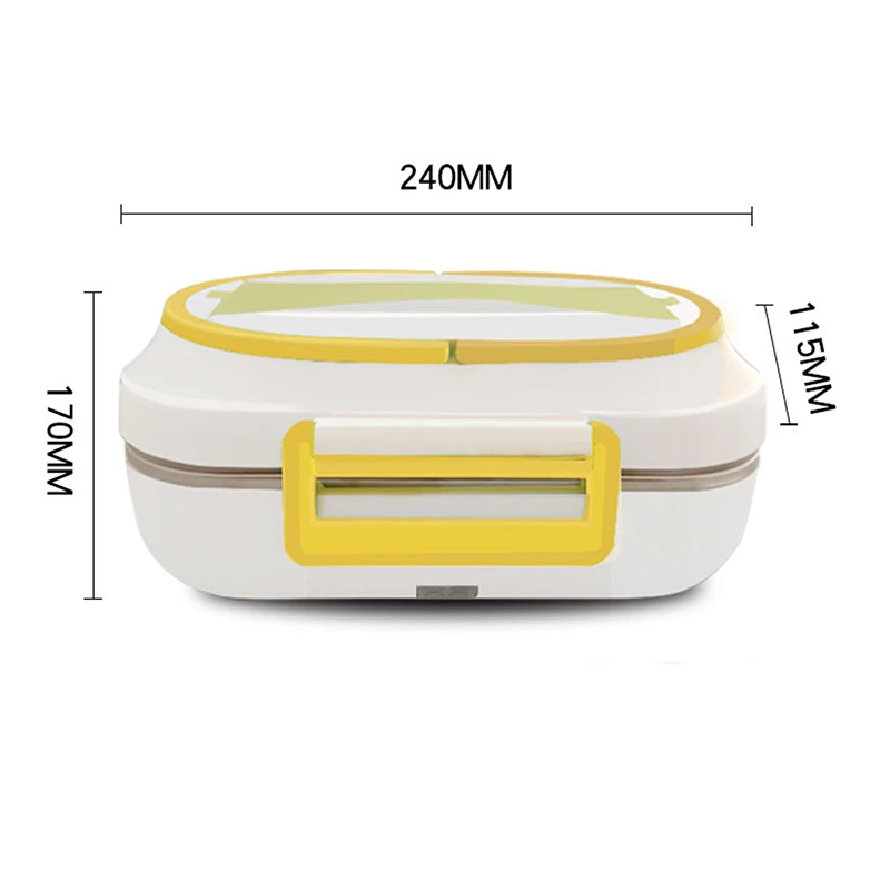 2 в 1 Электрический Ланч бокс двойного назначения 12 В 220 304 из нержавеющей стали