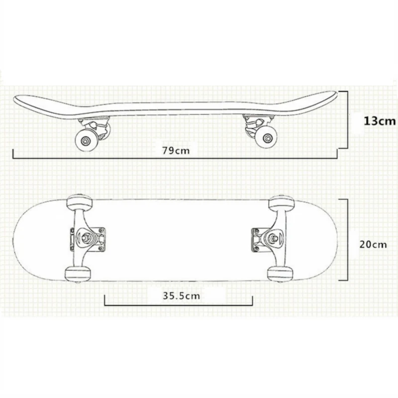 Скейтборд для взрослых и детей скейтборд с двойным рокером уличных танцев