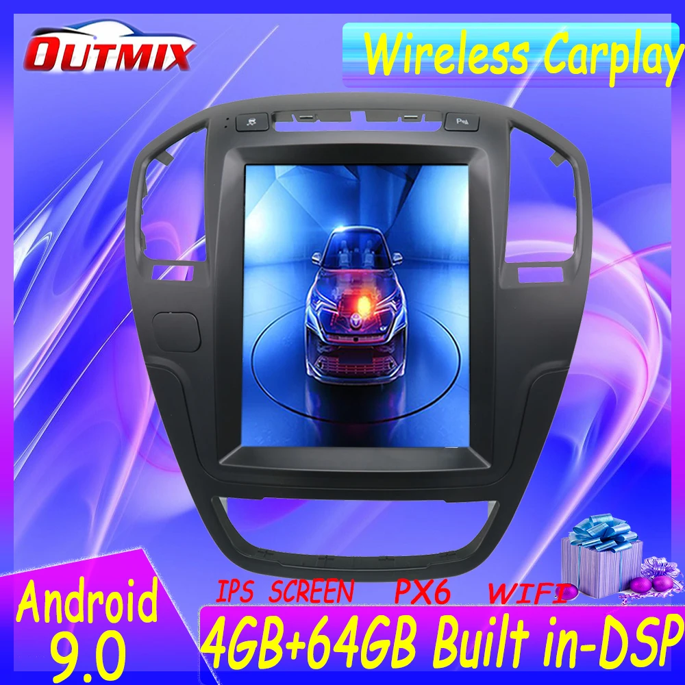 

4+64G Tesla Carplay Screen For 2008 2009 2010 2011 2012 2013 Opel Insignia Vauxhall Holden CD300 CD400 Android Radio Stereo