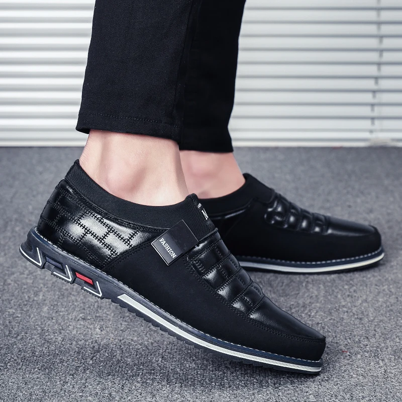 Повседневная модная простая комфортная обувь Износостойкие модельные туфли для