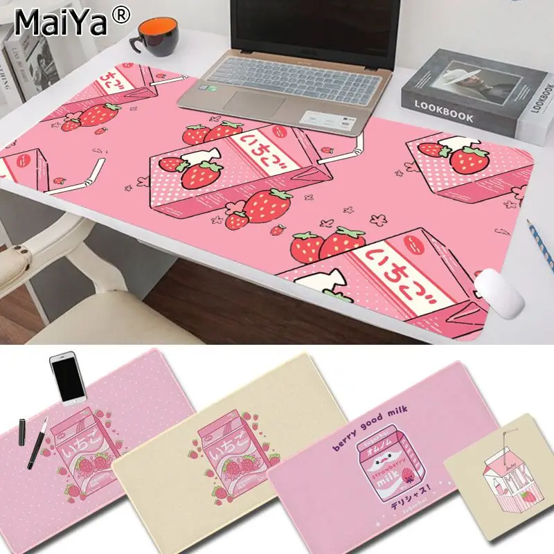 Maiya модный Kawaii японская клубника молочная резиновая мышь прочный Настольный