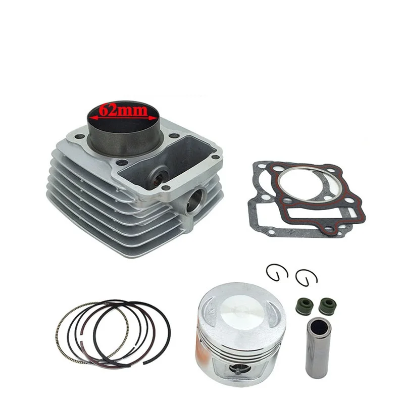 Комплект цилиндров с поршневыми кольцами CG125 модифицированных для CG150 набор