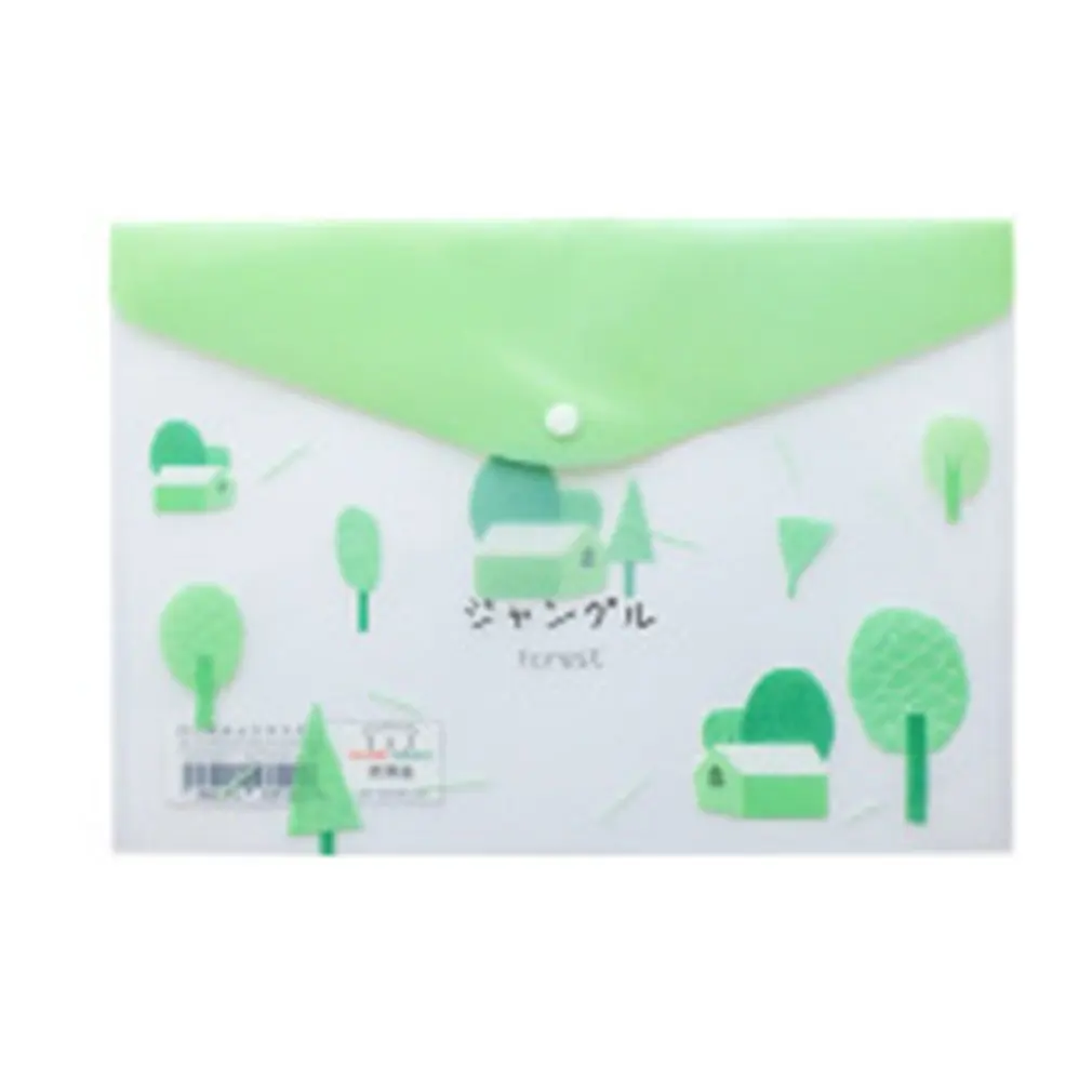 Милый мультфильм А4 пластиковый пакет для хранения документов папка