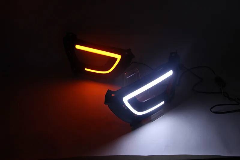 Дневные ходосветильник огни с указателем поворота противотуманные фары для KIA