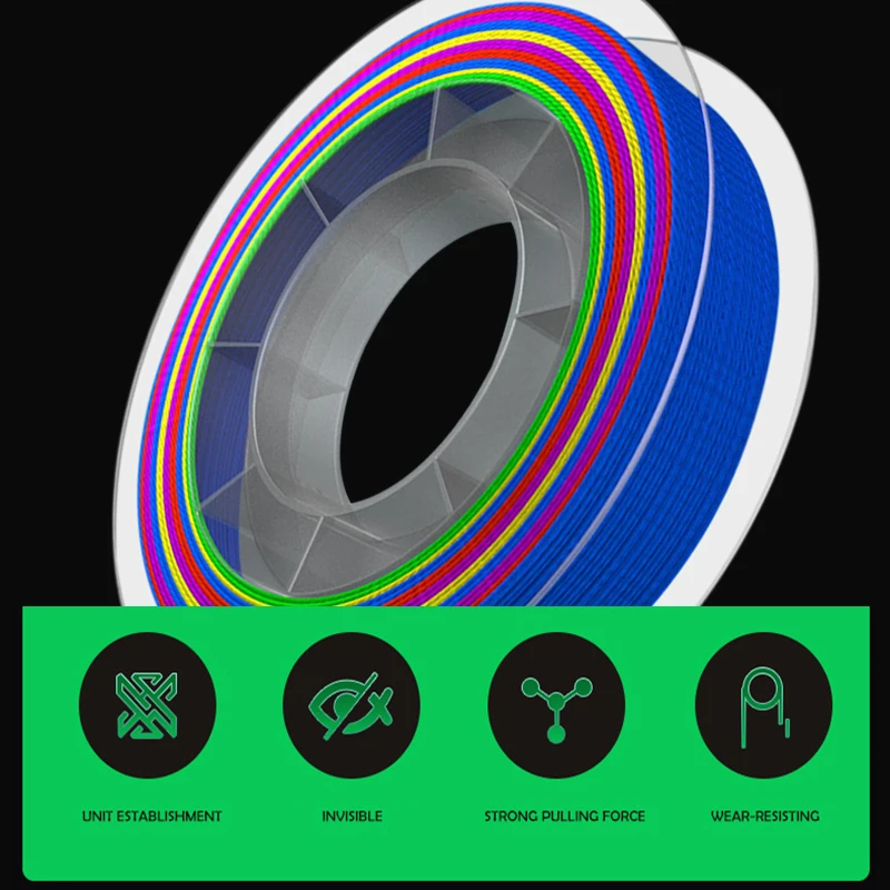 

150m Multicolor Braid Fishing Line Sea Saltwater Fishing Weave Durable High Quality EDF88