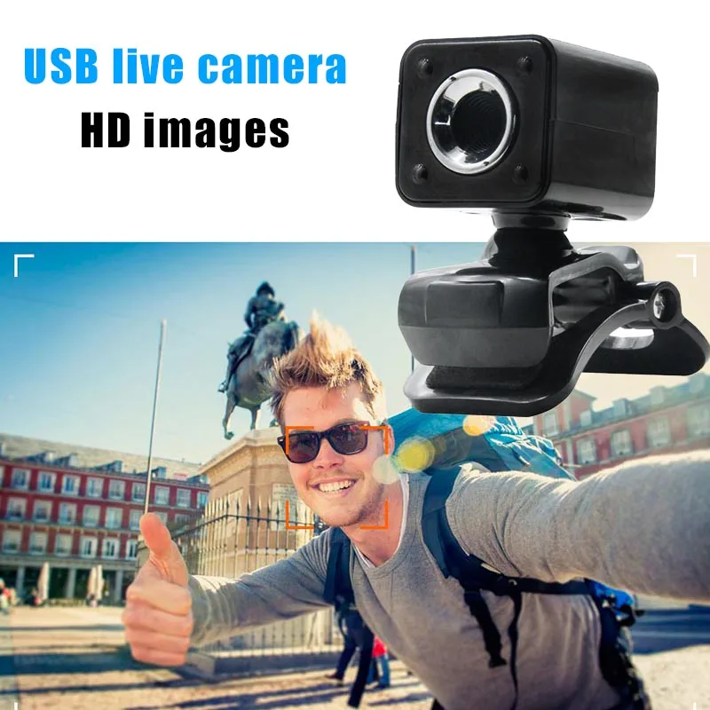 

USB HD веб-камера настольный ноутбук ПК Компьютерная камера для видео звонков конференц-связи B88