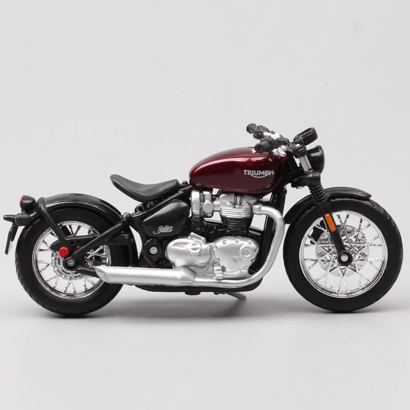 Весы Bburago 1/18 1:18 Triumph Bonneville Bobber литой пластик мотоцикл дисплей модели детские