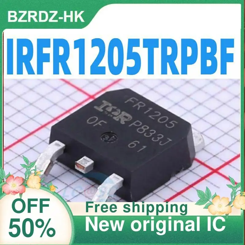 

5 шт./лот IRFR1205TRPBF TO-252-3 55 в/44A новый оригинальный IC