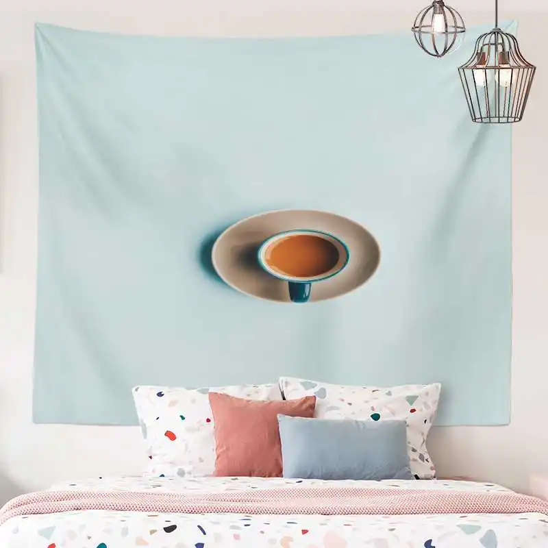 Fondo de pared para dormitorio, tapiz para habitaci&oacute;n de estilo minimalista Simple, dise&ntilde;o individual, planta creativa de moda para el hogar-1