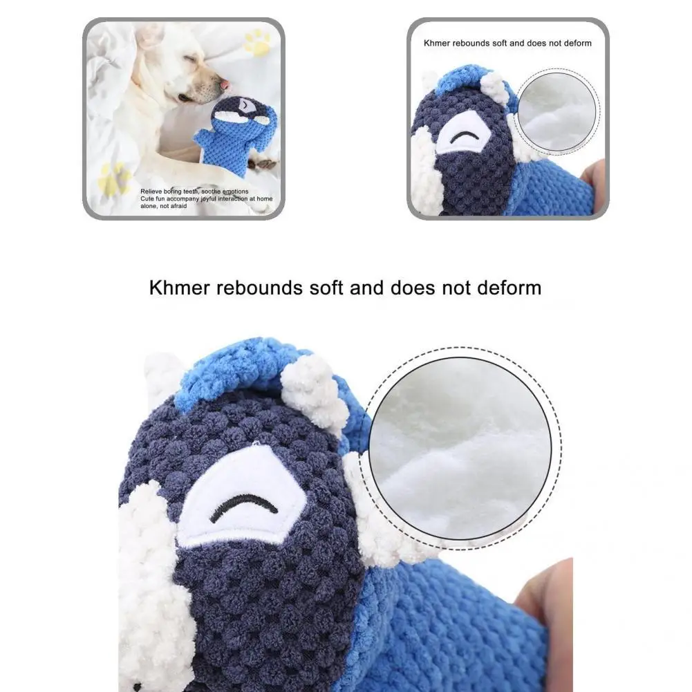 

Усиленные швы, Необычные прочные жевательные игрушки для собак, мягкая плюшевая игрушка для собак, Интерактивная игрушка для крупных агрес...