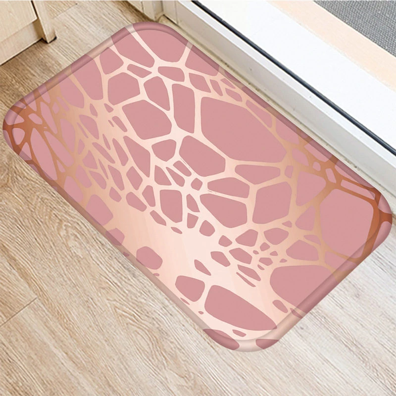 1 шт. 40*60 см с бабочкой геометрическим узором анти-скольжения замши Ковер Дверной