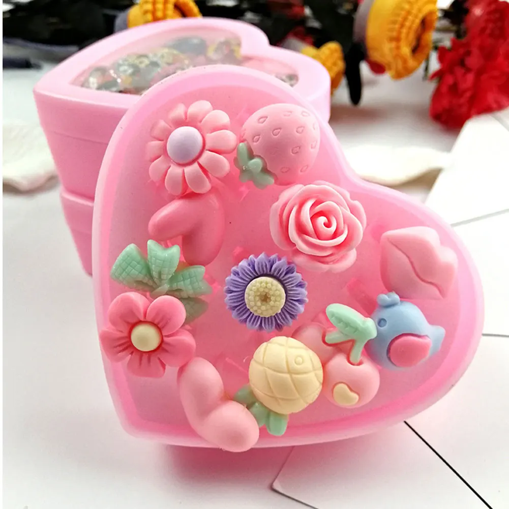 Креативный подарочный набор для девочек кольцо в форме сердца коробка детей с