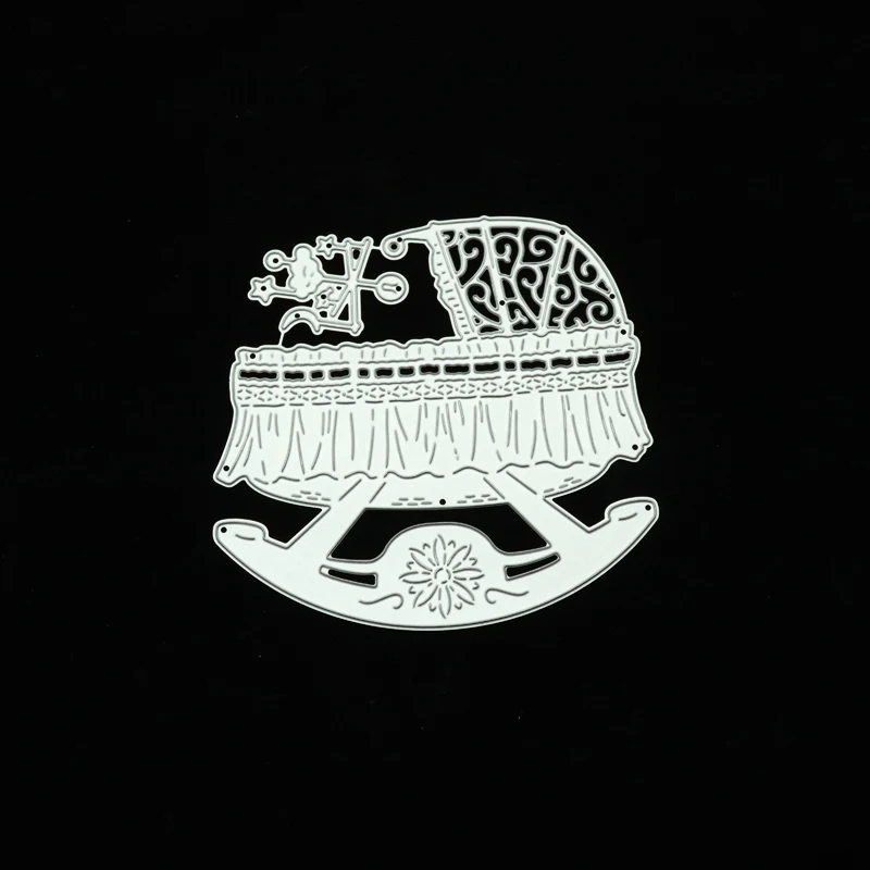 

JC Baby Carriage Metal Cutting Dies for Scrapbooking Craft Cut Die Stencil Background Decor Paper Mold Card Make Model Template